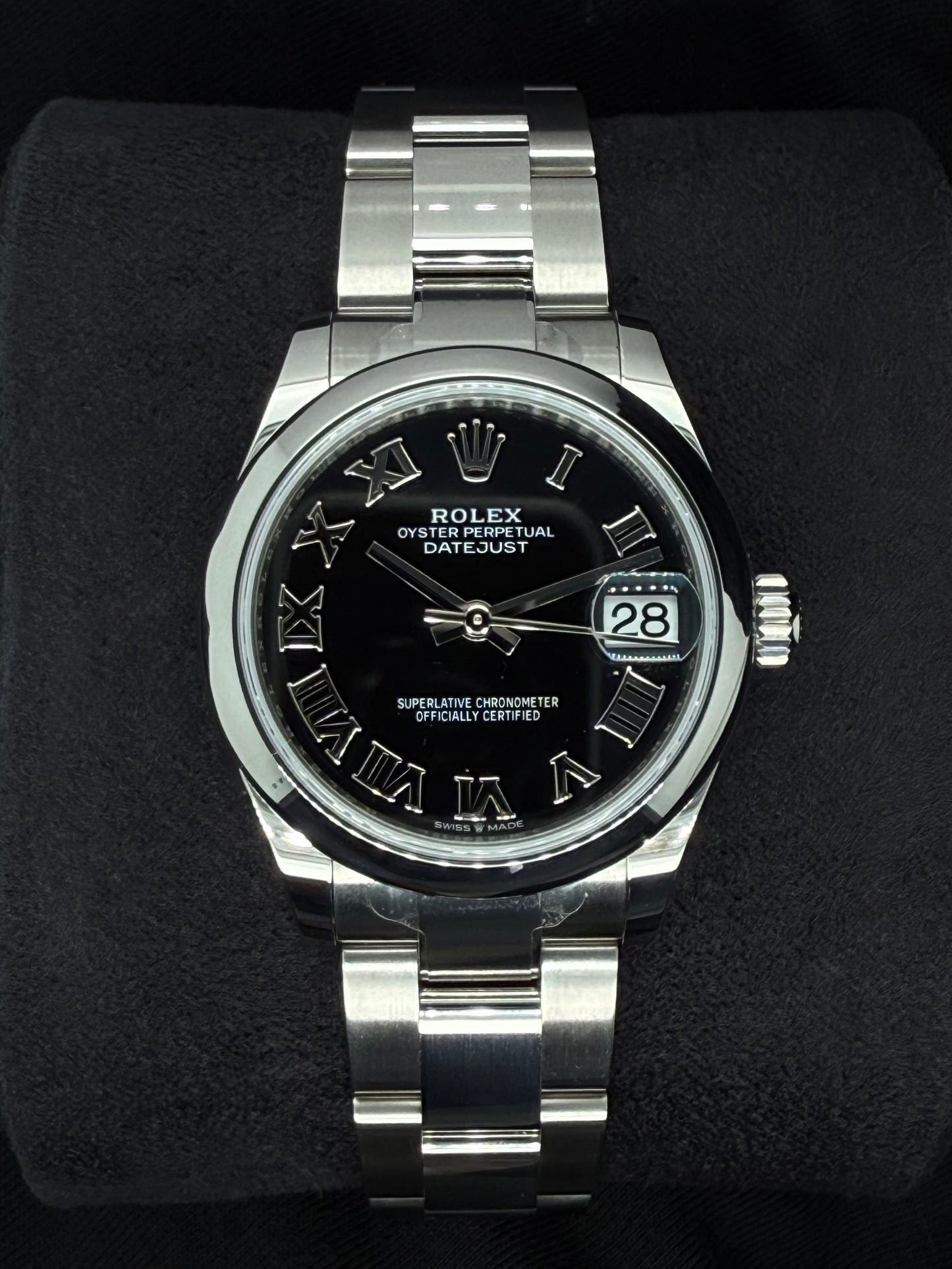 Rolex Datejust 31 Black Roman Dial 278240 | 2025 | 31mm
