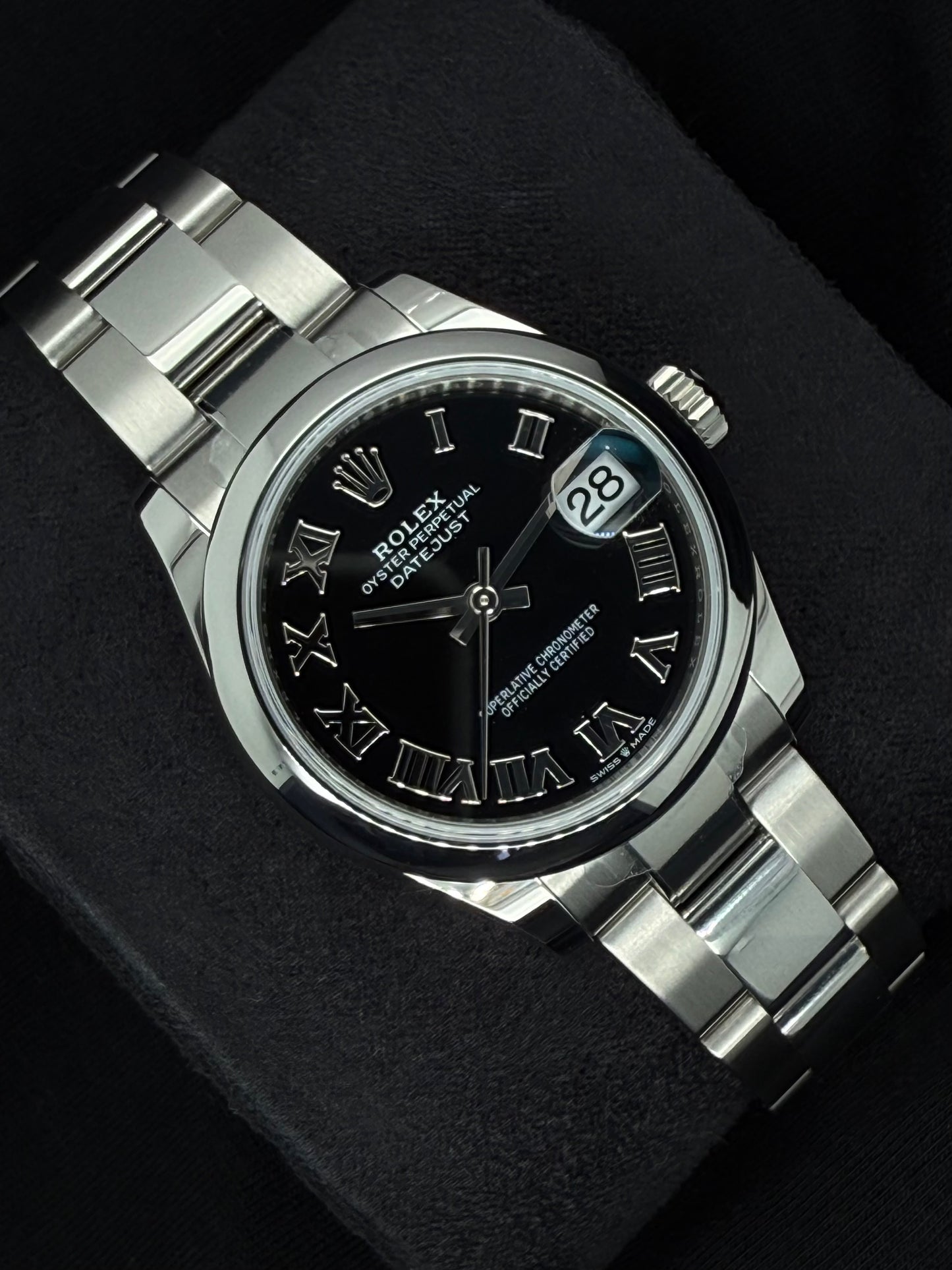 Rolex Datejust 31 Black Roman Dial 278240 | 2025 | 31mm