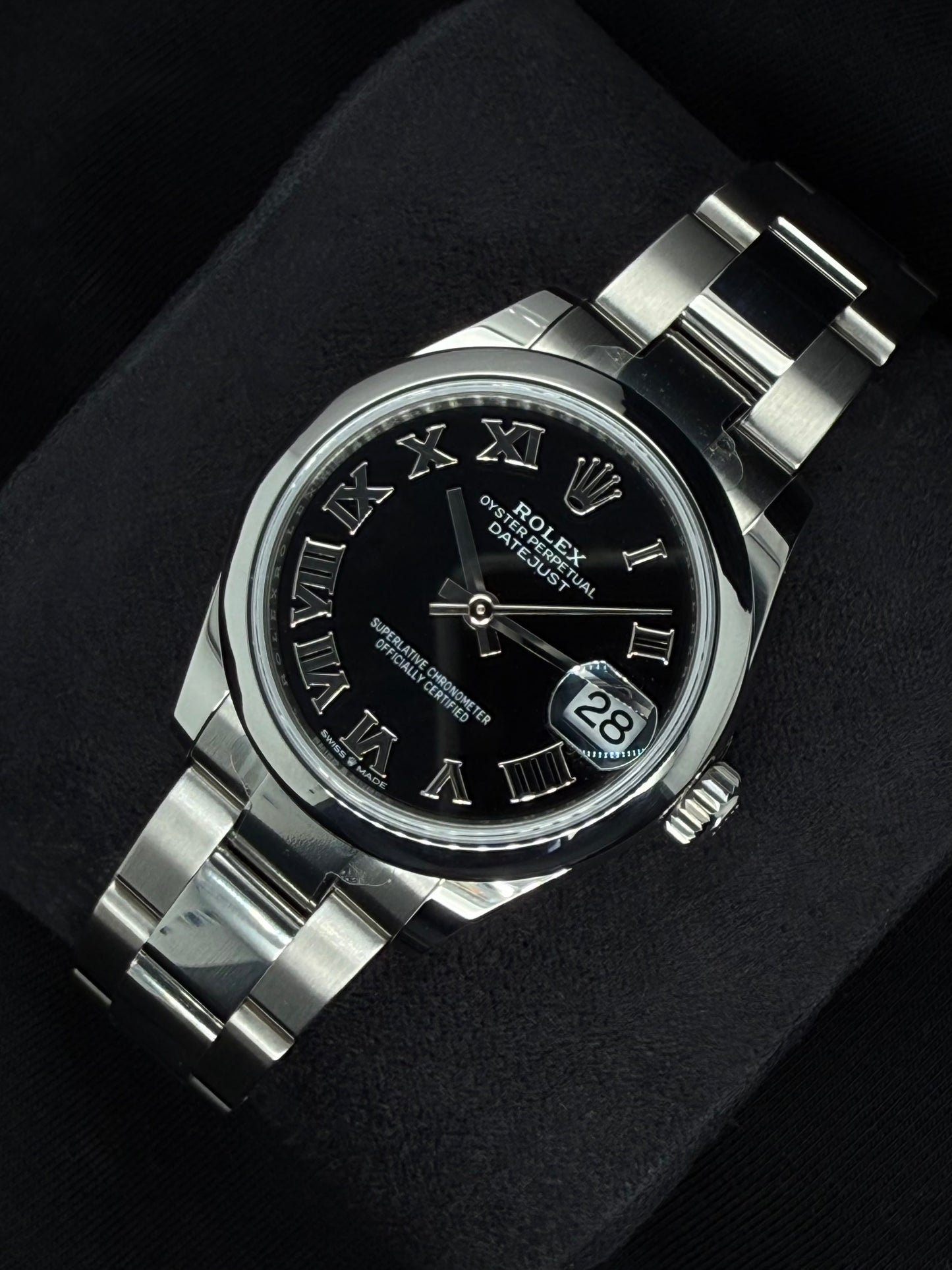 Rolex Datejust 31 Black Roman Dial 278240 | 2025 | 31mm