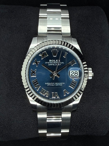 Rolex Datejust 31 Blue Roman Dial Oystersteel 278274 | 2025 | 31mm
