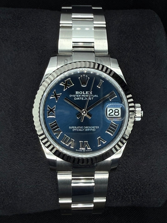 Rolex Datejust 31 Blue Roman Dial Oystersteel 278274 | 2025 | 31mm
