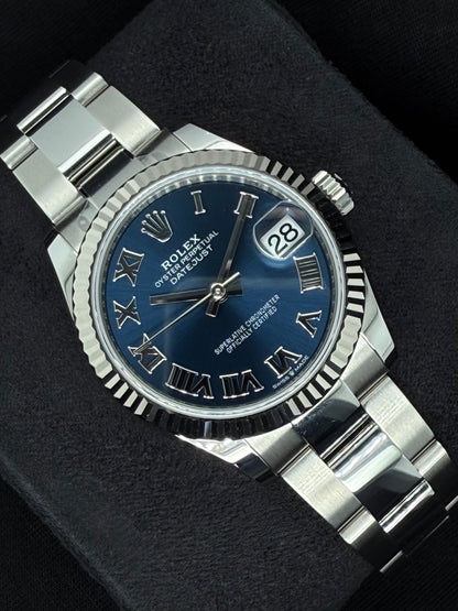 Rolex Datejust 31 Blue Roman Dial Oystersteel 278274 | 2025 | 31mm