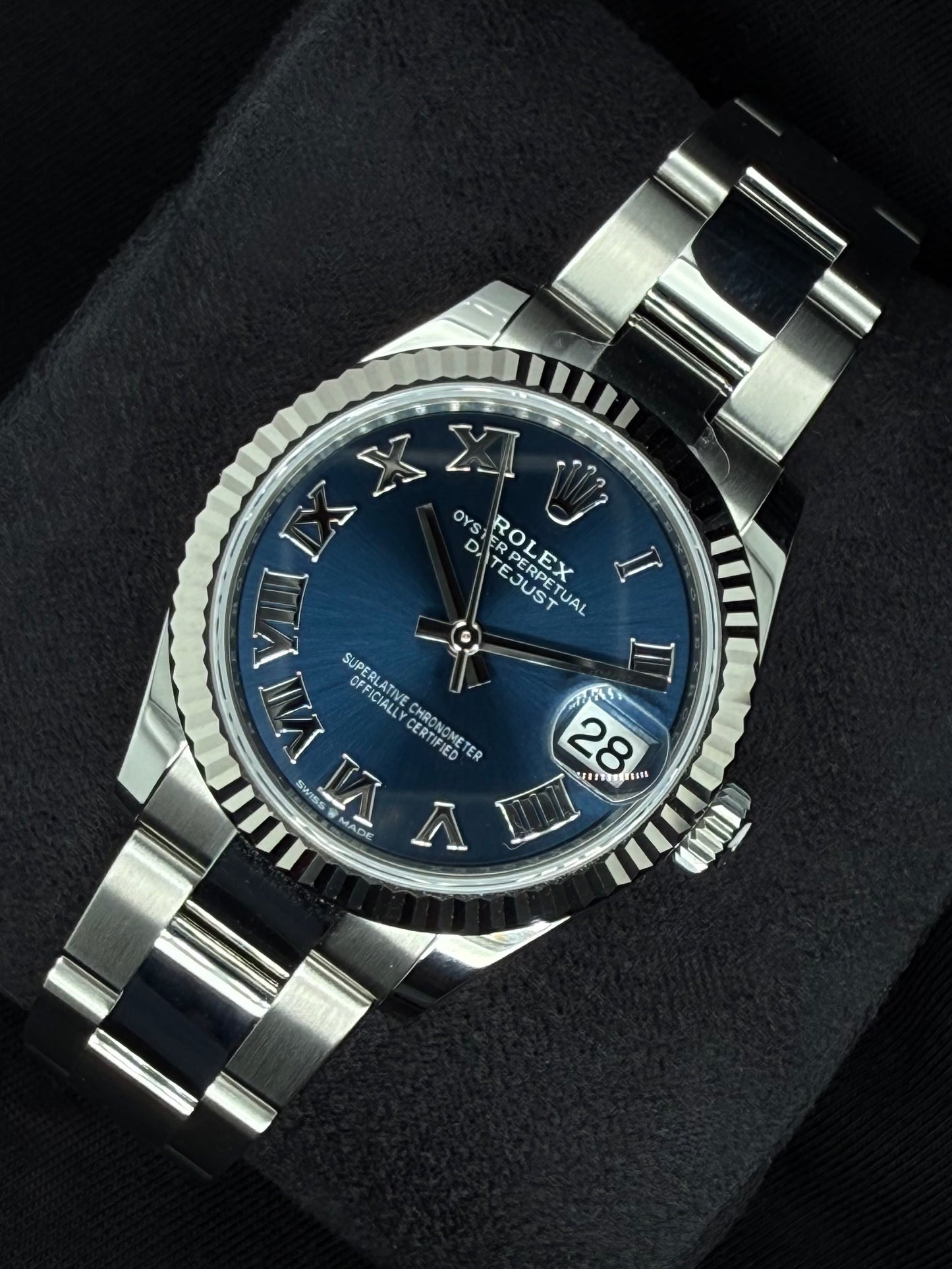 Rolex Datejust 31 Blue Roman Dial Oystersteel 278274 | 2025 | 31mm