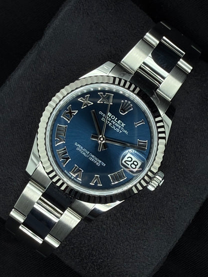 Rolex Datejust 31 Blue Roman Dial Oystersteel 278274 | 2025 | 31mm