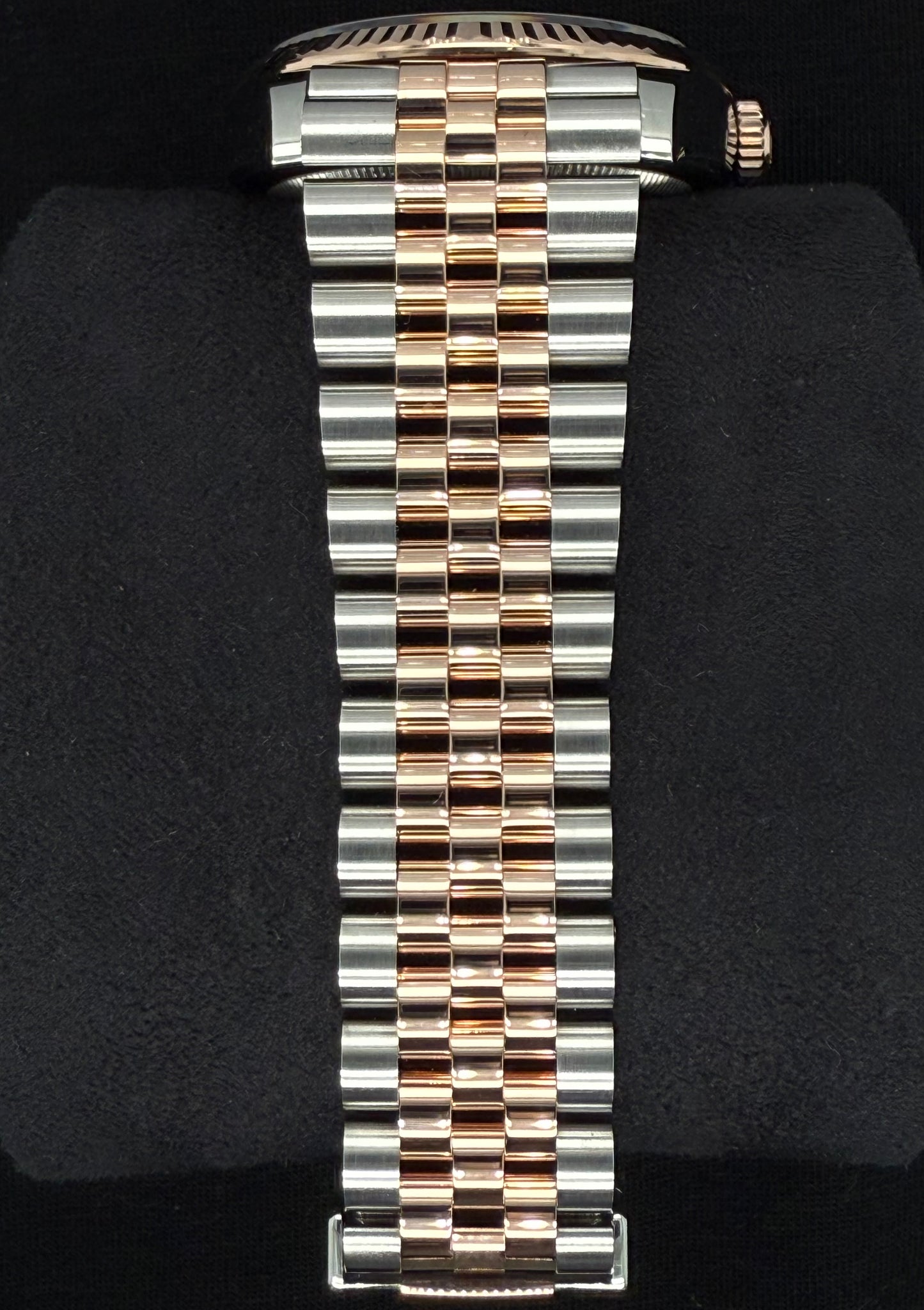 Rolex Datejust 36 Two Tone Rose Gold Slate Roman Diamond Dial 126231 Bracelet 2