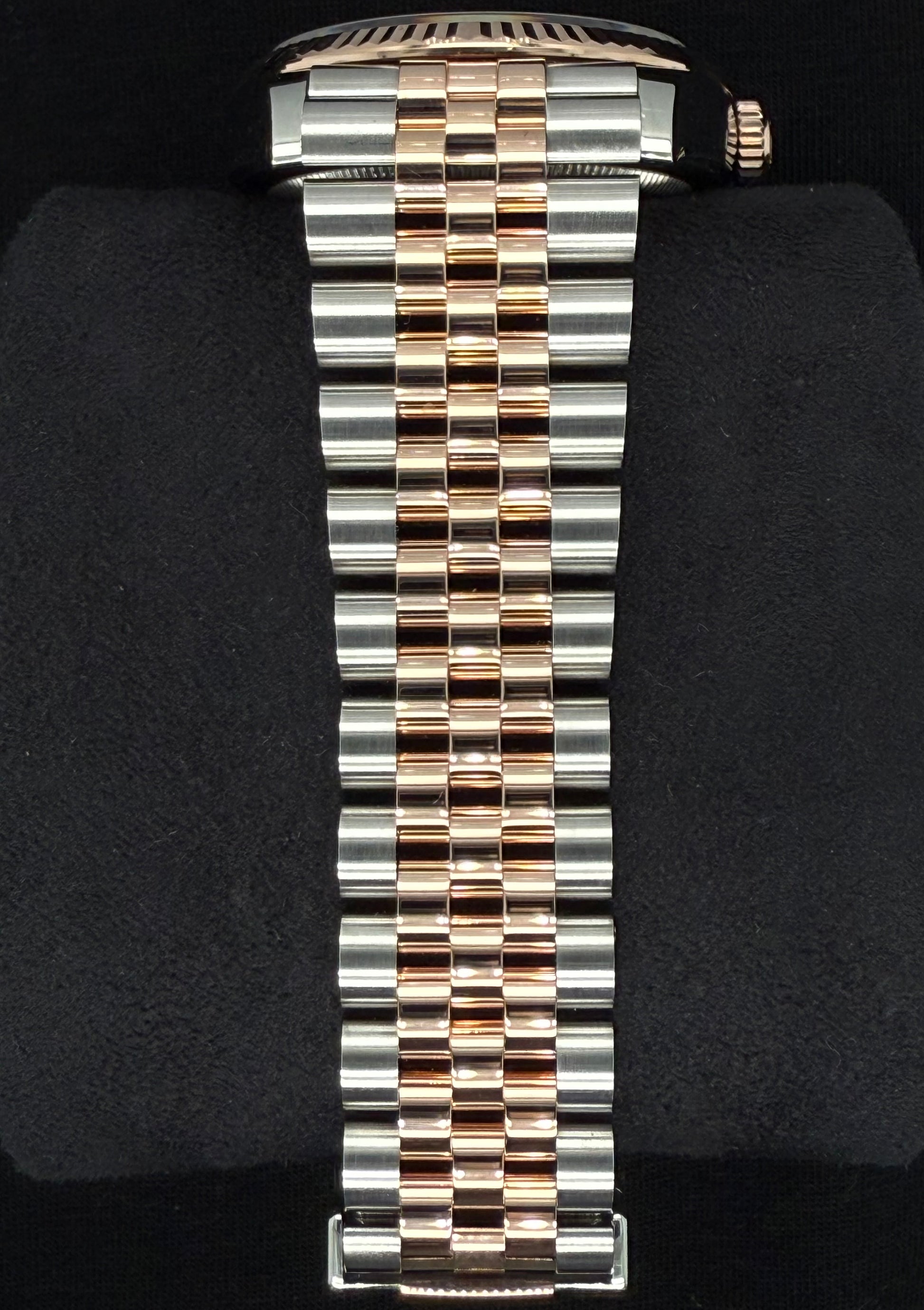 Rolex Datejust 36 Two Tone Rose Gold Slate Roman Diamond Dial 126231 Bracelet 2