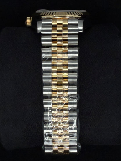 Rolex Datejust 31 Green Roman Diamond Dial Jubilee Two Tone 278273 bracelet