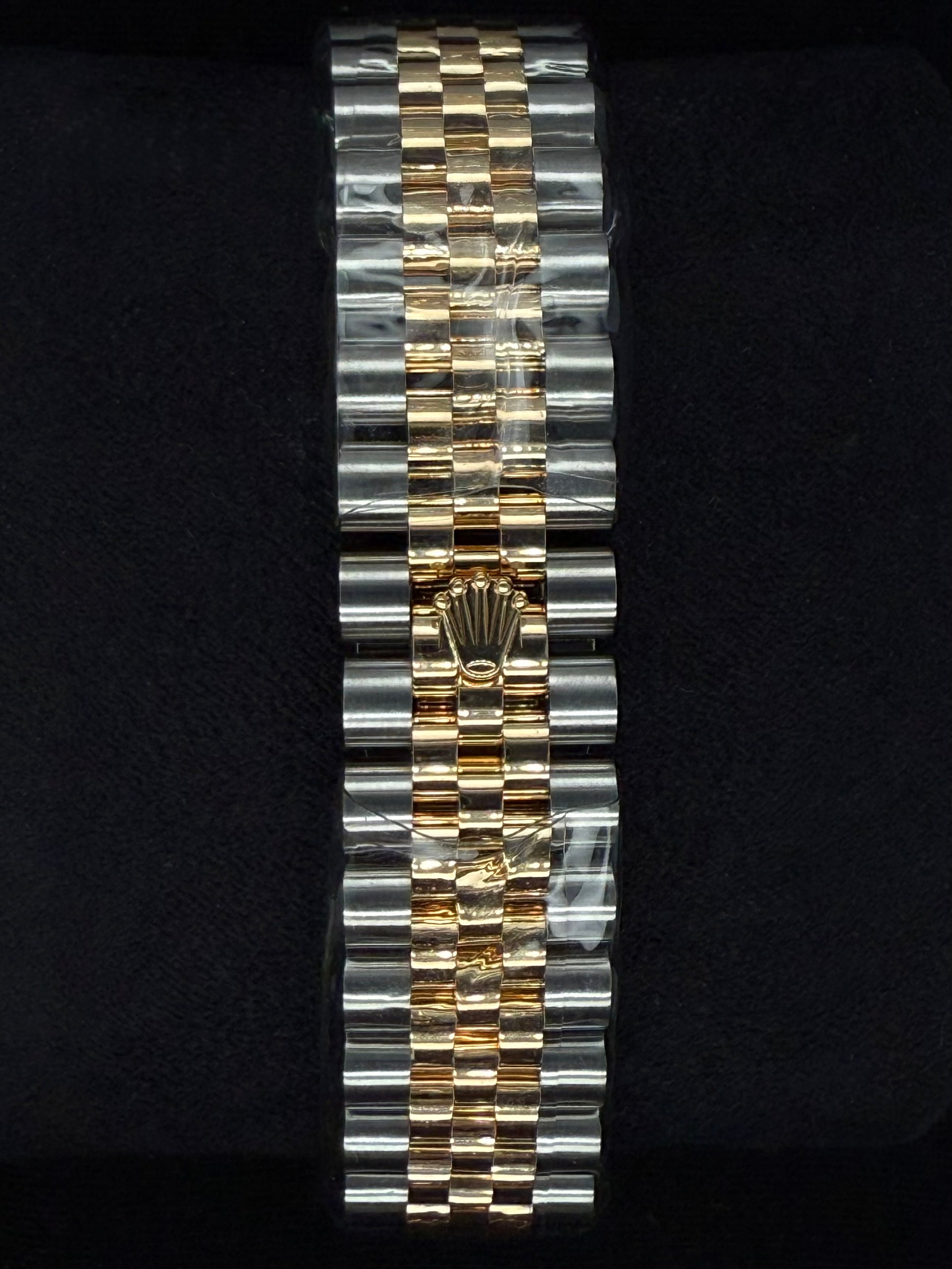Rolex Datejust 31 Green Roman Diamond Dial Jubilee Two Tone 278273 clasp