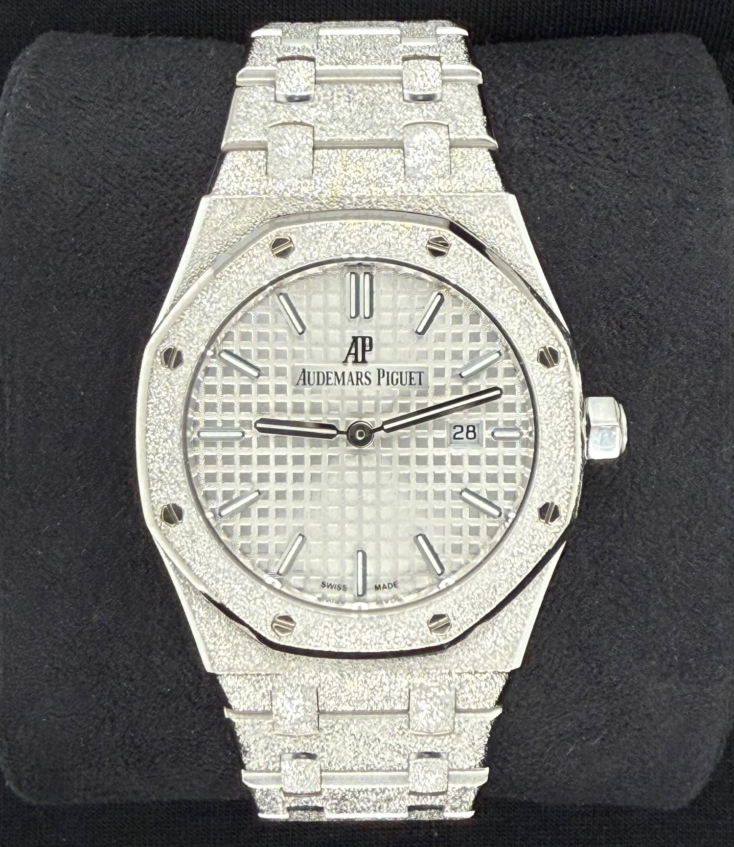 Audemars Piguet Royal Oak Lady 18ct White Gold Silver Dial 67653BC