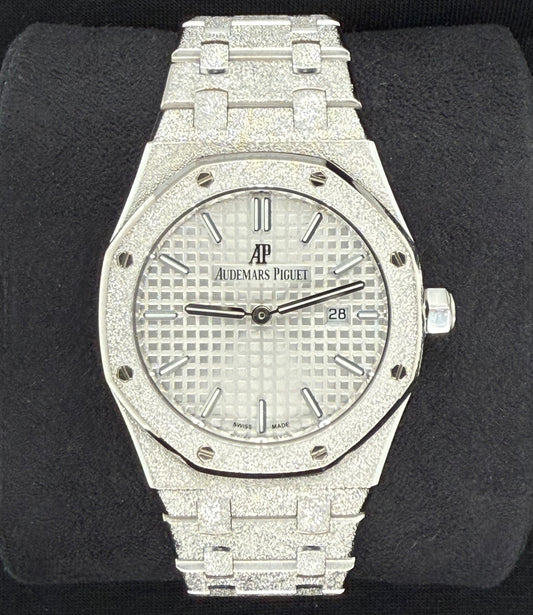 Audemars Piguet Royal Oak Lady 18ct White Gold Silver Dial 67653BC