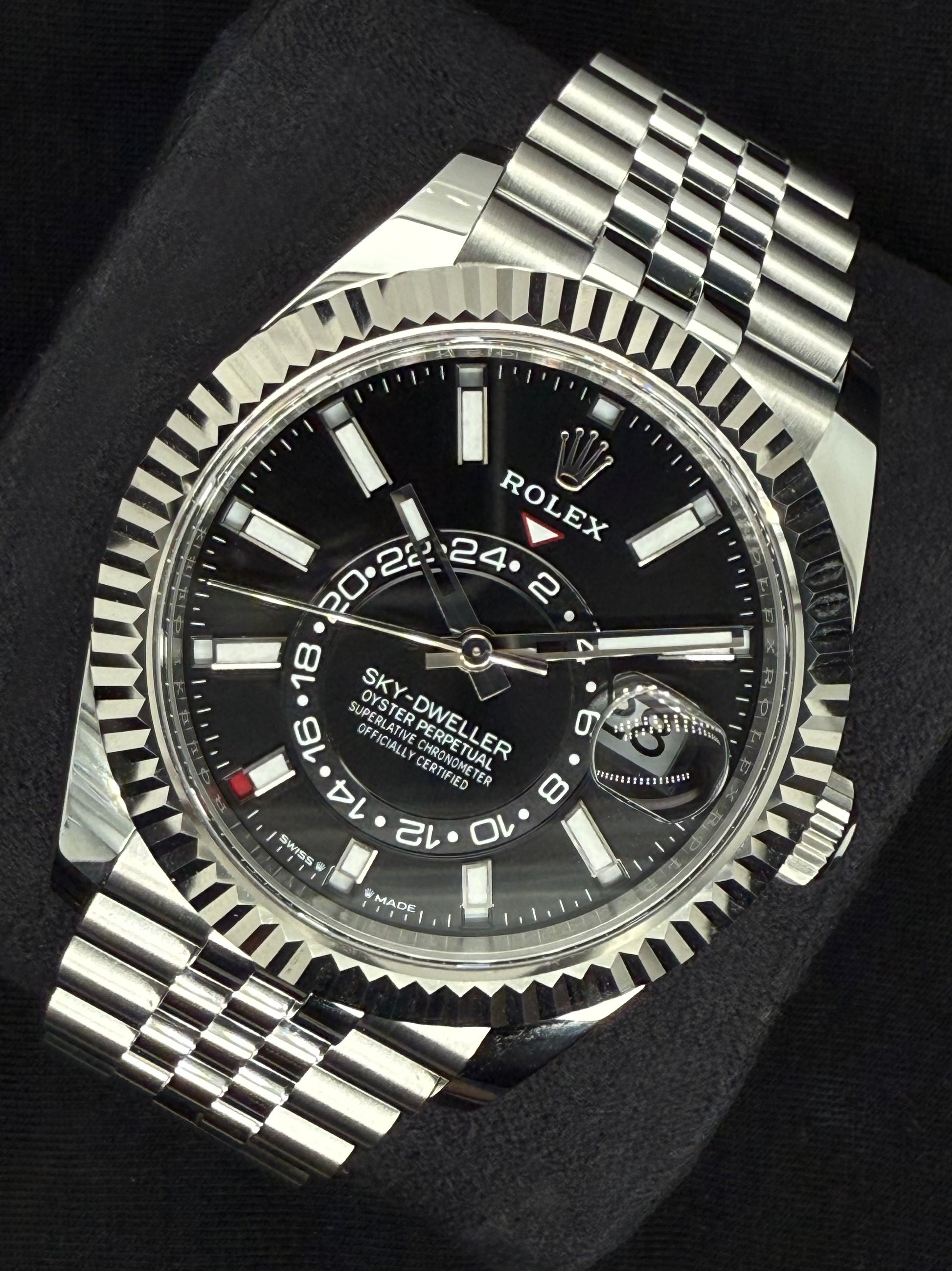 Rolex Sky-Dweller Black Dial Jubilee 336934 right