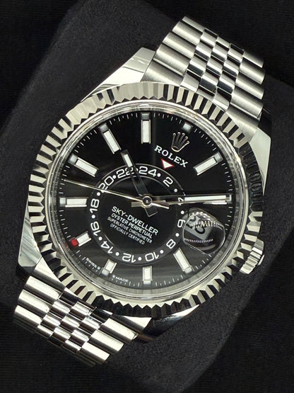 Rolex Sky-Dweller Black Dial Jubilee 336934 right