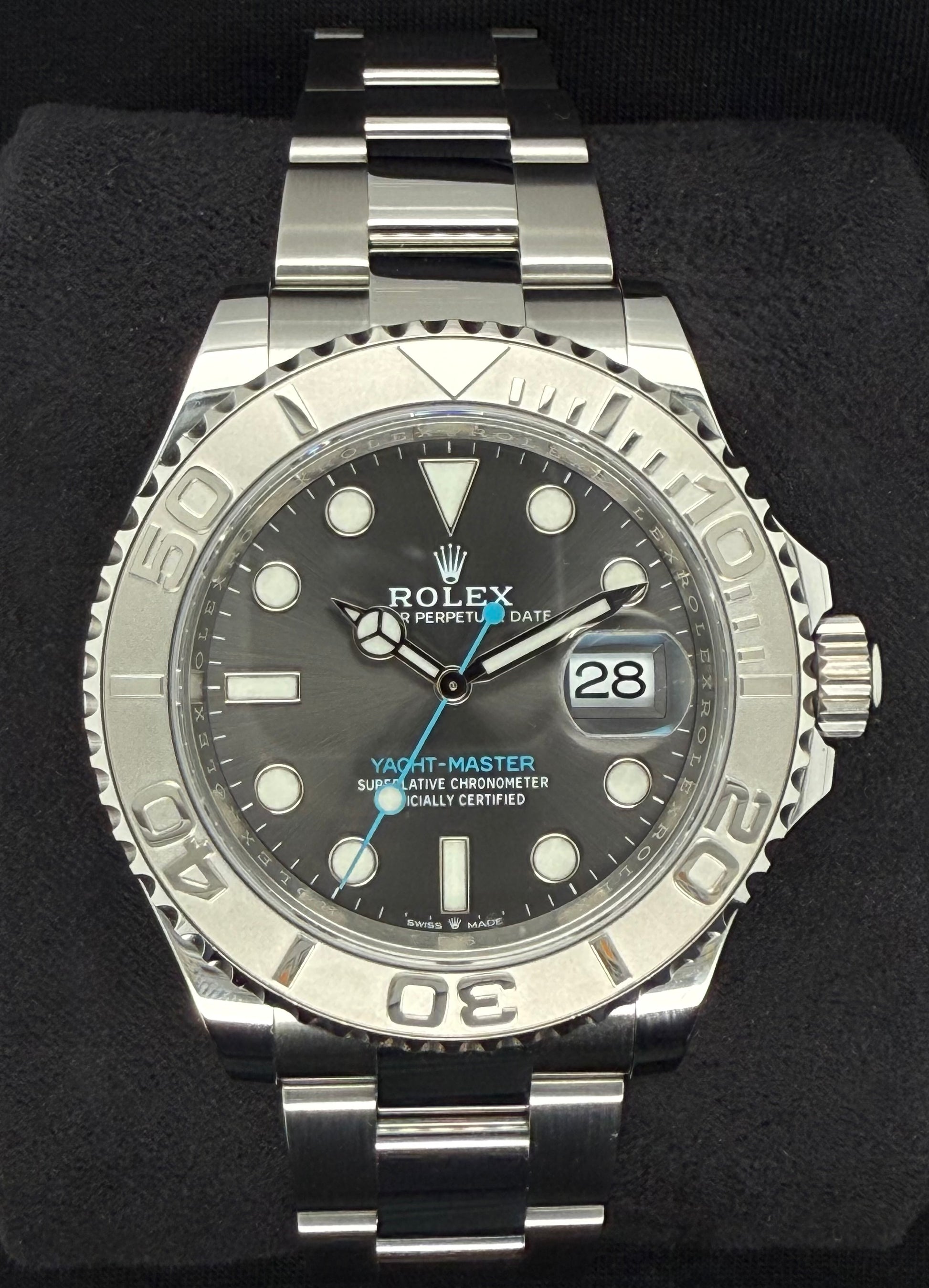 Rolex Yacht-Master 40 Rhodium Dial Platinum Bezel 126622 2022