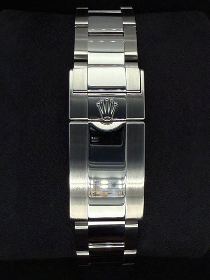 Rolex GMT-Master II Black Dial Green Arrow Hand 116710LN clasp