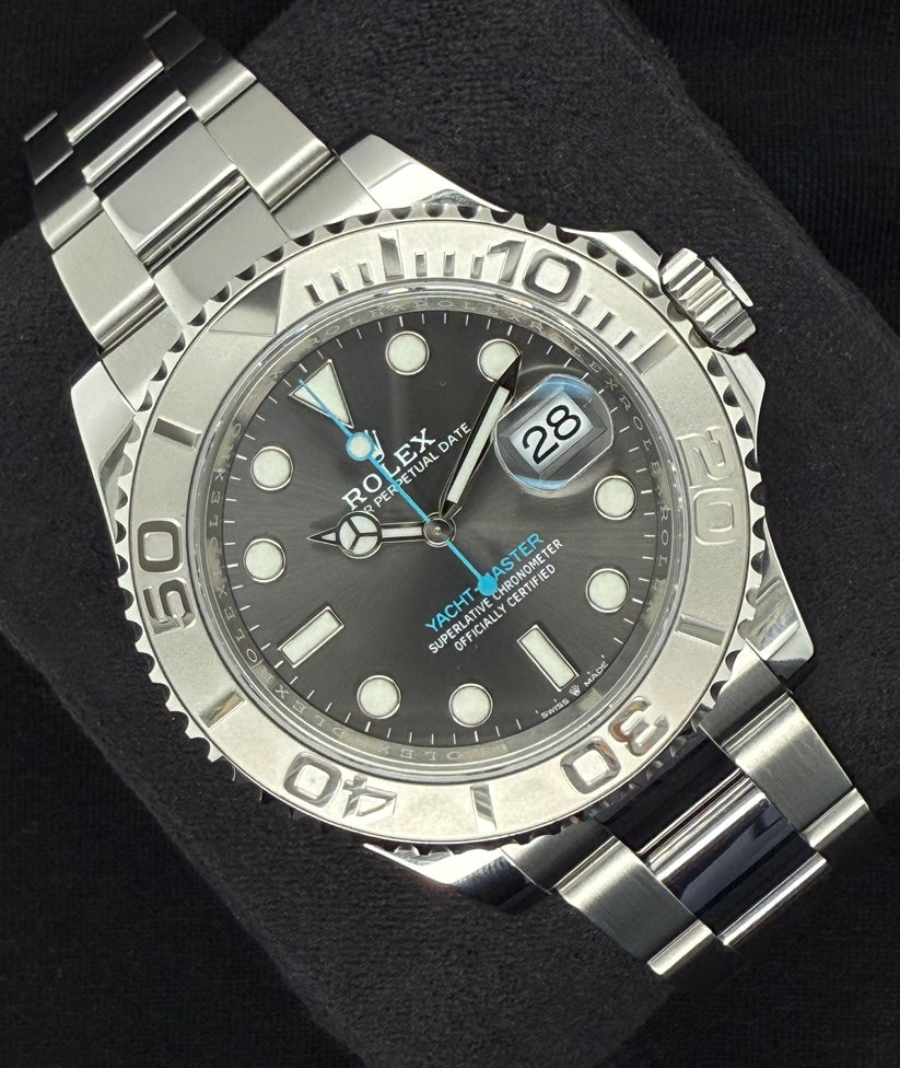 Rolex Yacht-Master 40 Rhodium Dial Platinum Bezel 126622 | 2022 | 40mm ...