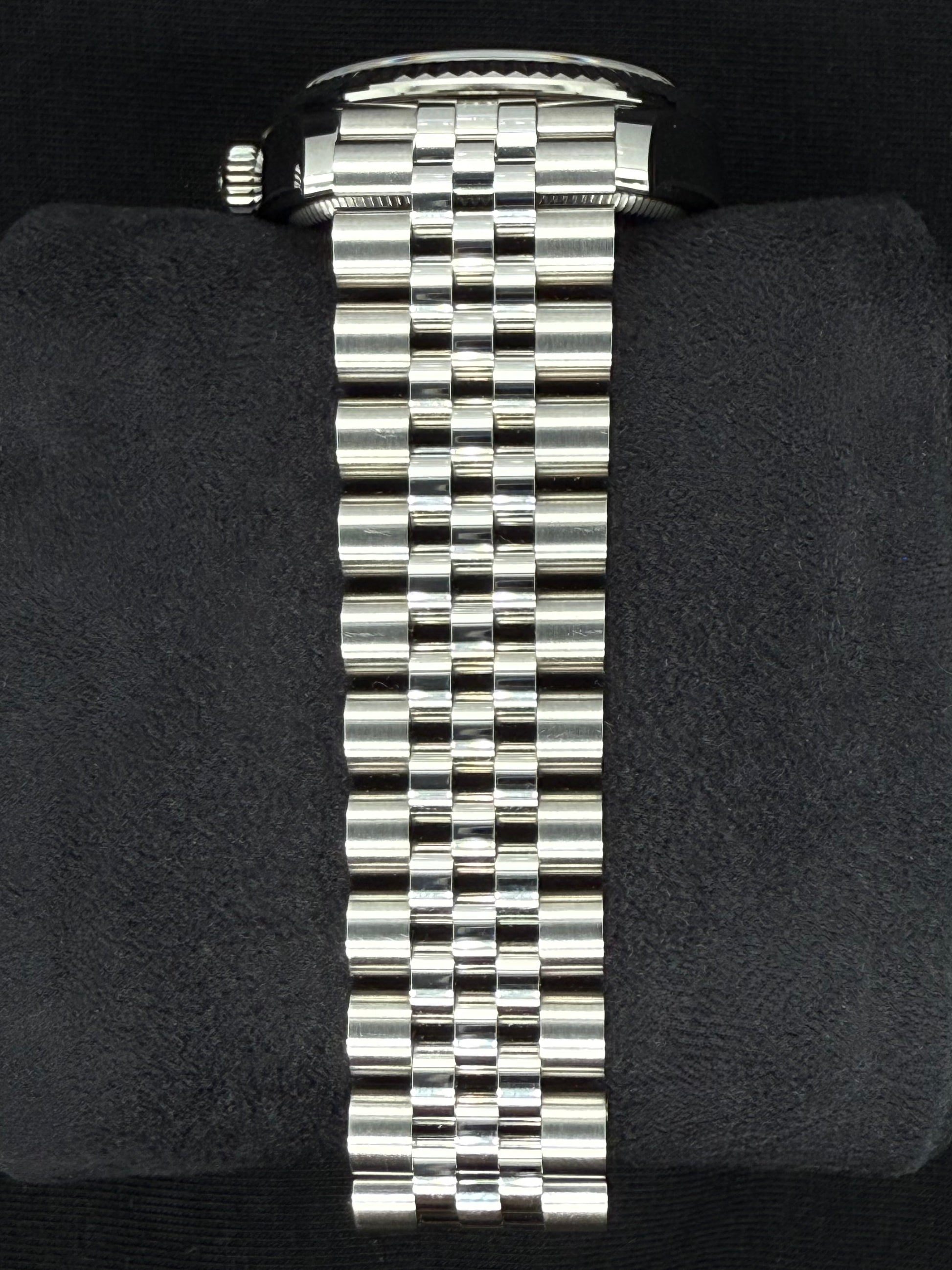 Rolex Datejust 31 Aubergine ‘Purple’ Roman Diamond Dial Jubilee 278274 bracelet