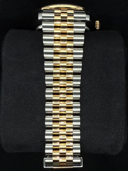 Rolex Datejust 36 Two-Tone Yellow Gold Mother of Pearl ‘MOP’ Diamond Dial with Factory-Set Diamond Bezel 126283RBR bracelet 2