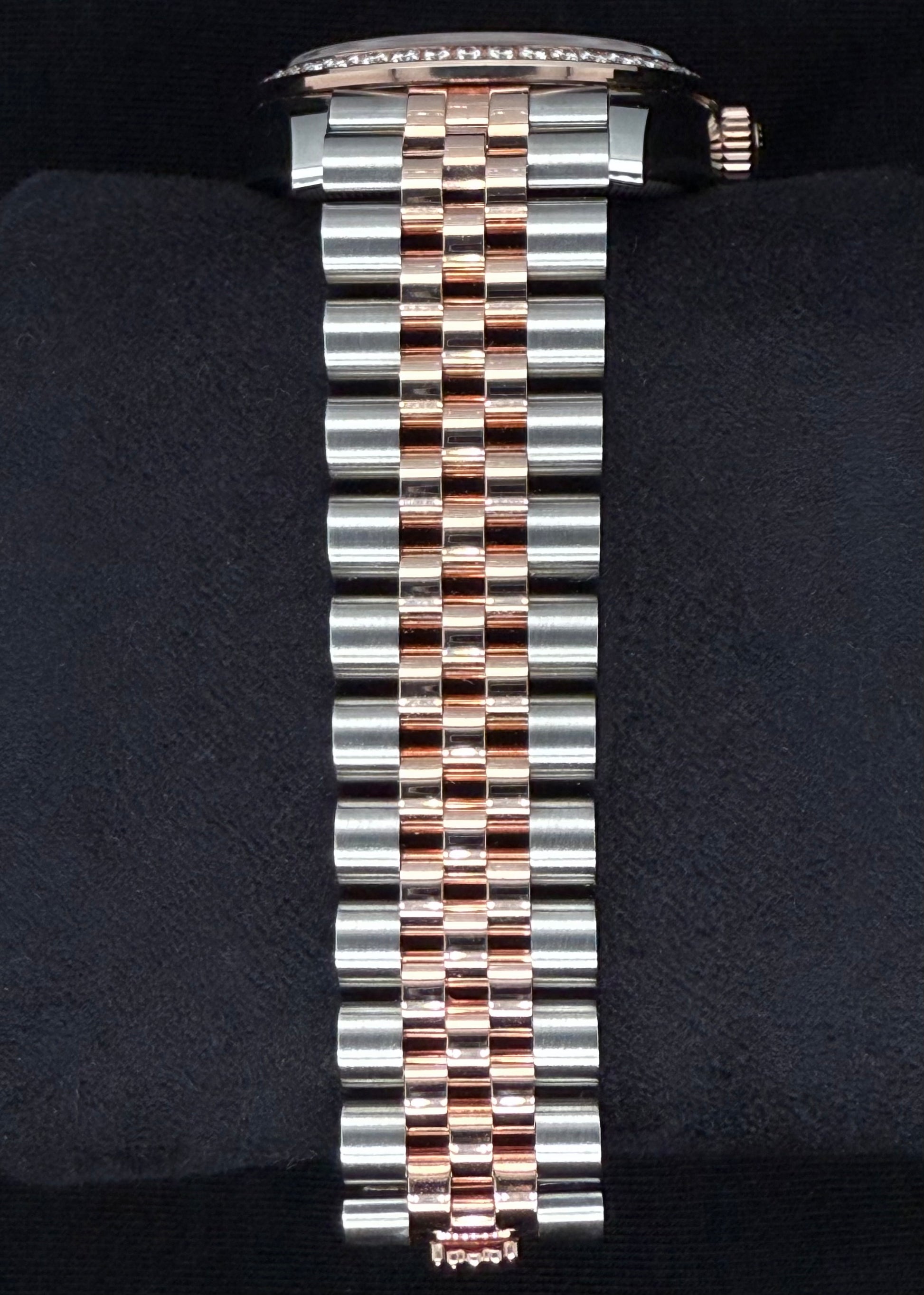 Rolex Datejust 31 Slate Roman Diamond Dial with Factory-Set Diamond Bezel 278381RBR bracelet 2