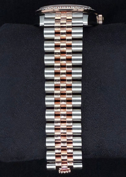 Rolex Datejust 31 Slate Roman Diamond Dial with Factory-Set Diamond Bezel 278381RBR bracelet 2