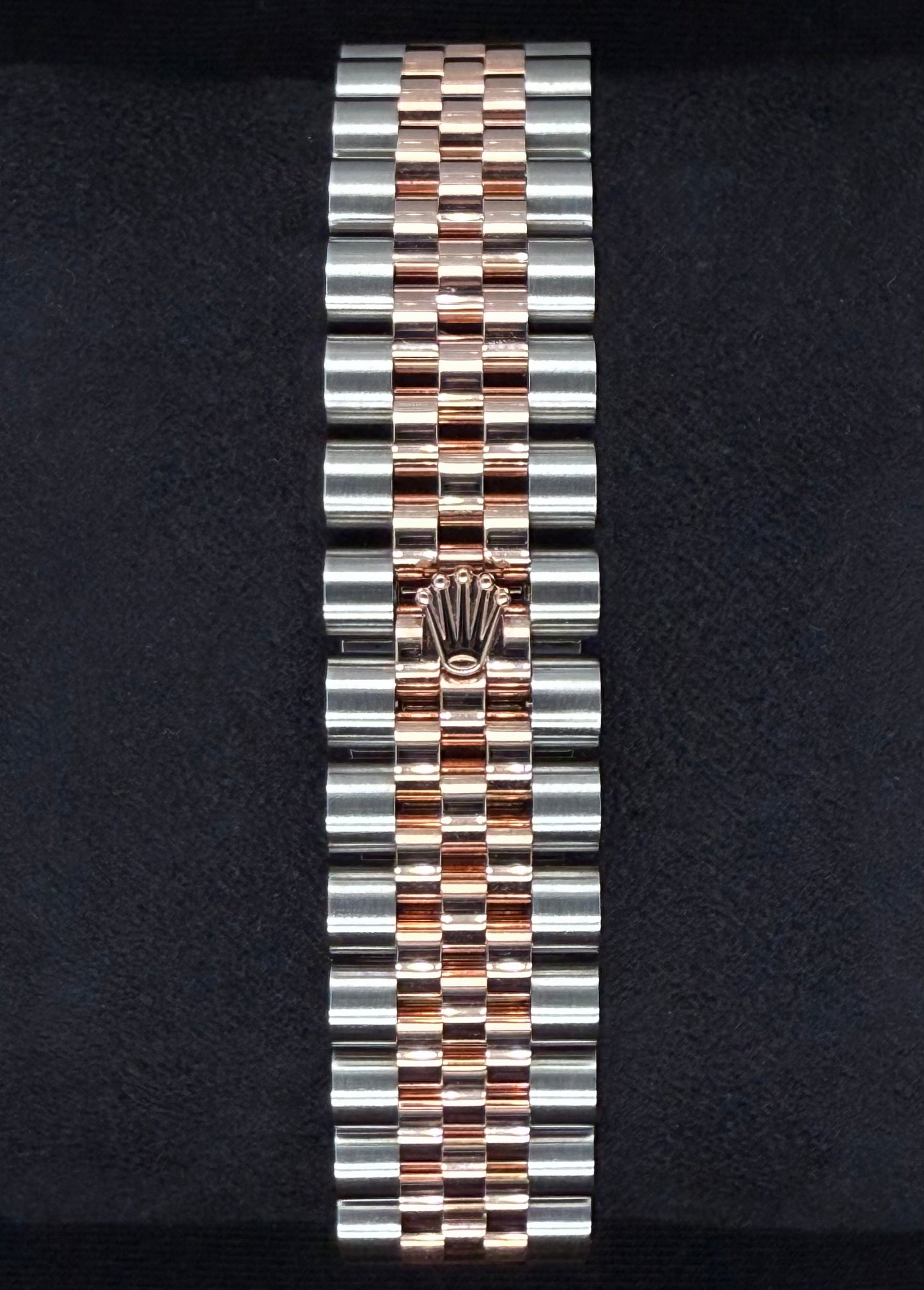 Rolex Datejust 31 Slate Roman Diamond Dial with Factory-Set Diamond Bezel 278381RBR clasp