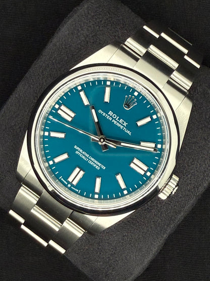 Rolex Oyster Perpetual 41 Med Blue Dial Oyster Bracelet 134300 | 2025 | 41mm