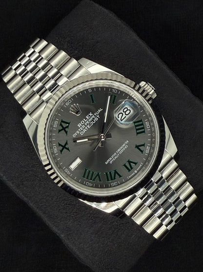 Rolex Datejust 36 Wimbledon Dial Fluted Jubilee 126234 | 2025 | 36mm