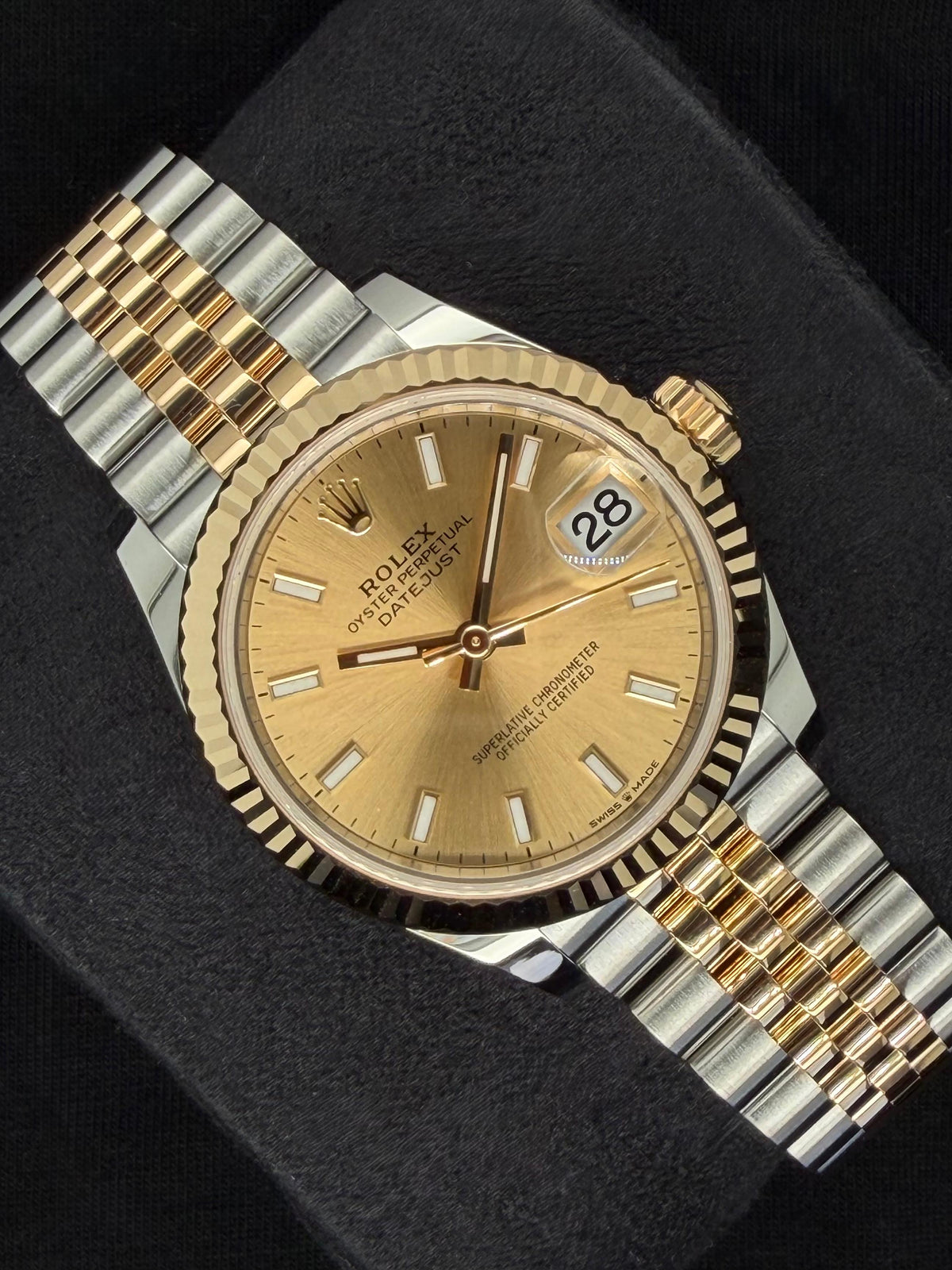 Rolex Datejust 31 Two Tone Champagne 'Sticks' Dial Jubilee 278273 | 2026 | 31mm