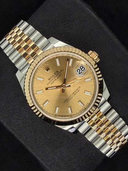 Rolex Datejust 31 Two Tone Champagne 'Sticks' Dial Jubilee 278273 | 2026 | 31mm