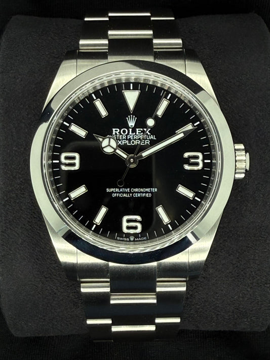 Rolex Explorer Black Dial Oyster Stainless Steel 224270 