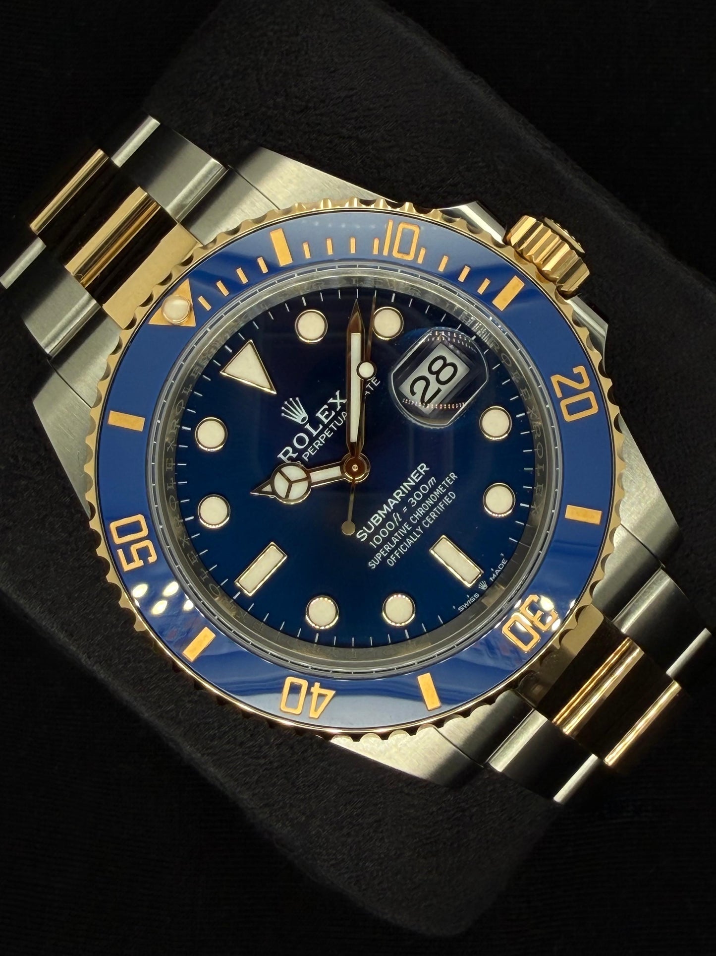 Rolex Submariner Date "Bluesy" Ceramic Gold & Steel 126613LB | 2026 | 41mm