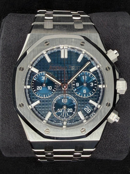 Audemars Piguet Royal Oak Selfwinding Chronograph Blue Dial 50th Anniversary 26240ST.OO.1320ST.01 | 2024 | 41mm