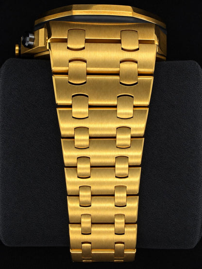Audemars Piguet Royal Oak Offshore Chronograph "Brick" Yellow Gold with Blue Dial 26470BA.OO.1000BA.01 | 2019 | 42mm