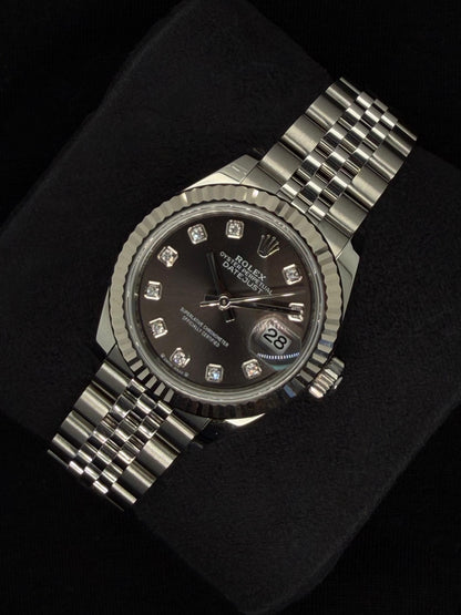 Rolex Datejust 28 Grey Slate Diamond Dial Jubilee 279174 | 2026 | 28mm
