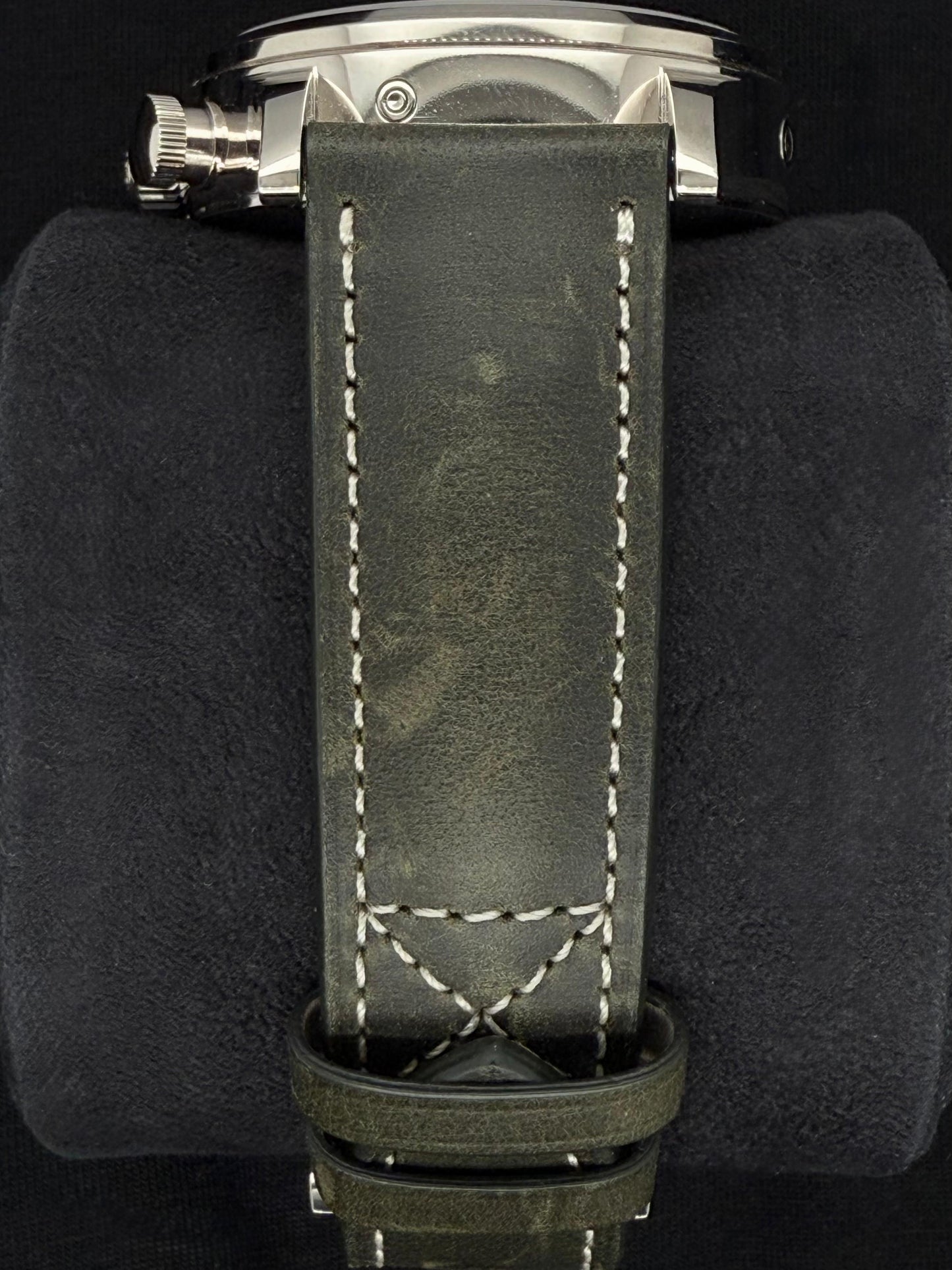 Patek Philippe Calatrava Complications White Gold Green Dial 5924G-010 strap 2