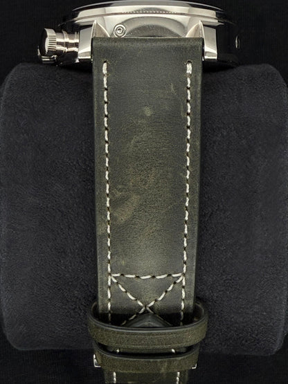 Patek Philippe Calatrava Complications White Gold Green Dial 5924G-010 strap 2