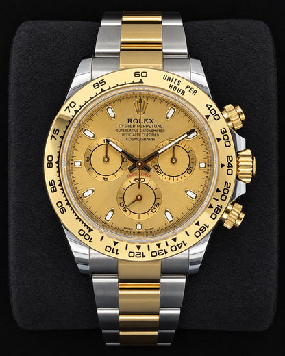 Rolex Cosmograph Daytona Two-Tone Yellow Gold Champagne Dial 116503 | 2023 | 40mm