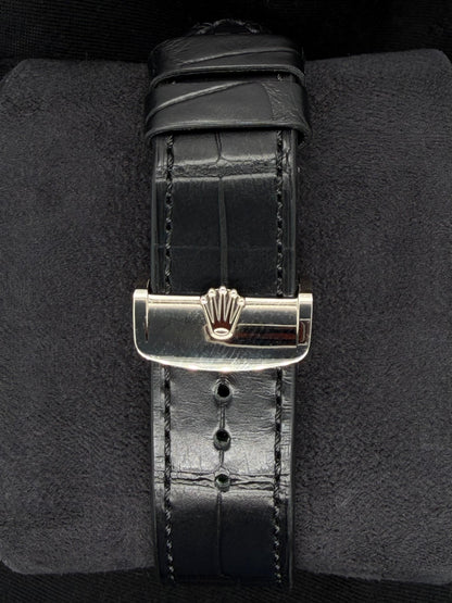 Rolex 1908 Black Dial White Gold Leather Q1 52509 | 2024 | 39mm