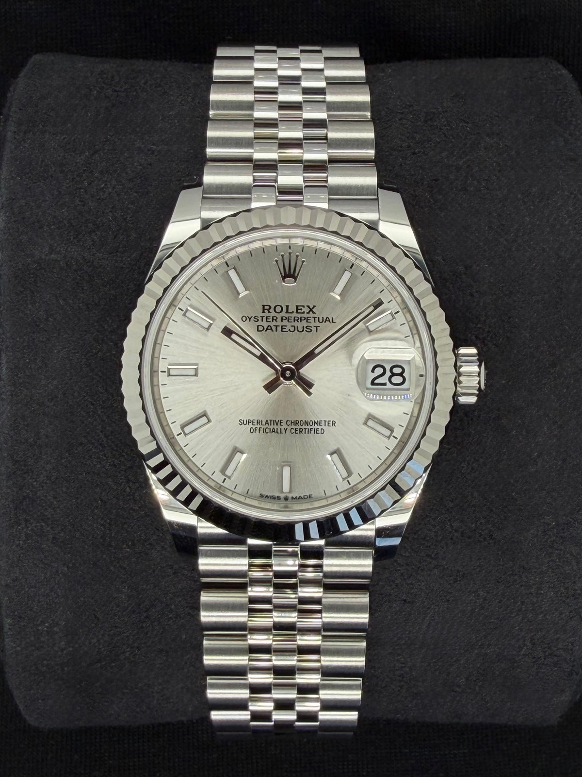 Rolex Datejust 31 Silver 'Sticks' Dial Jubilee 278274 | 2026 | 31mm