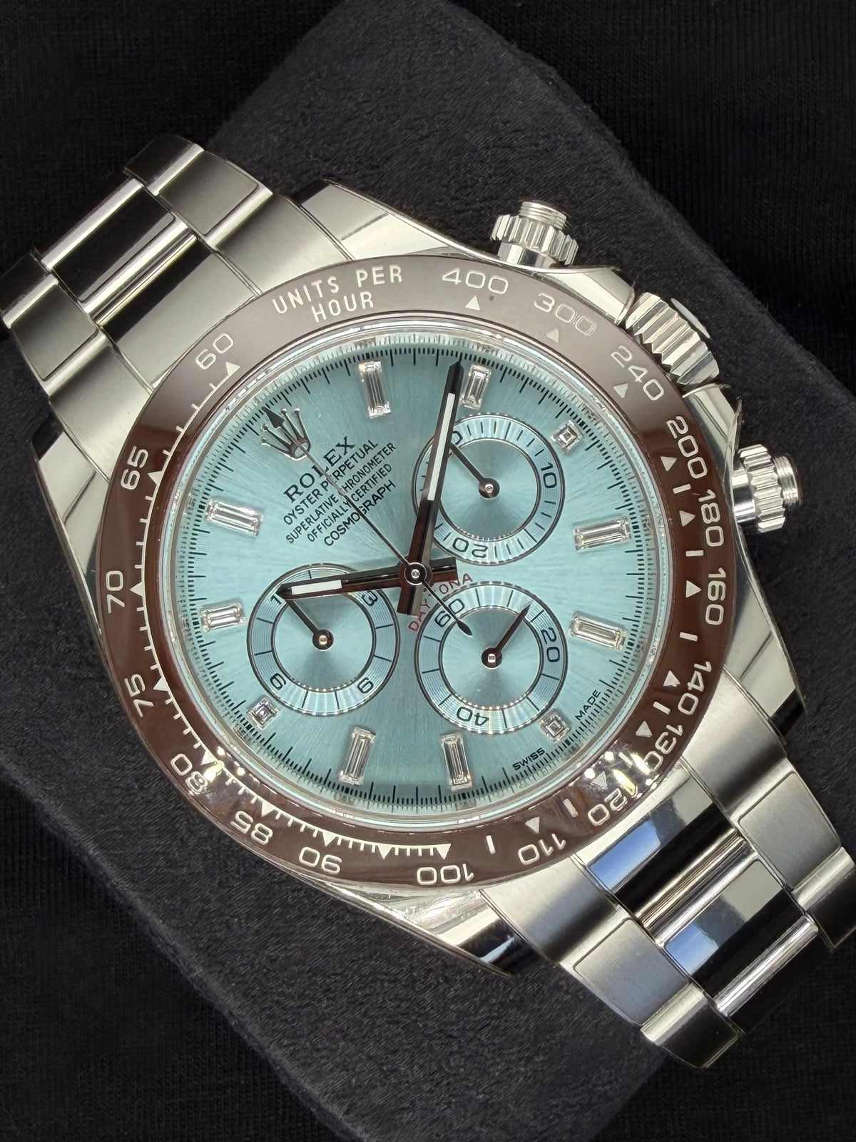 Rolex Daytona Platinum Ice Blue Diamond Dial 'Platona' 116506 | 2023 | 40mm