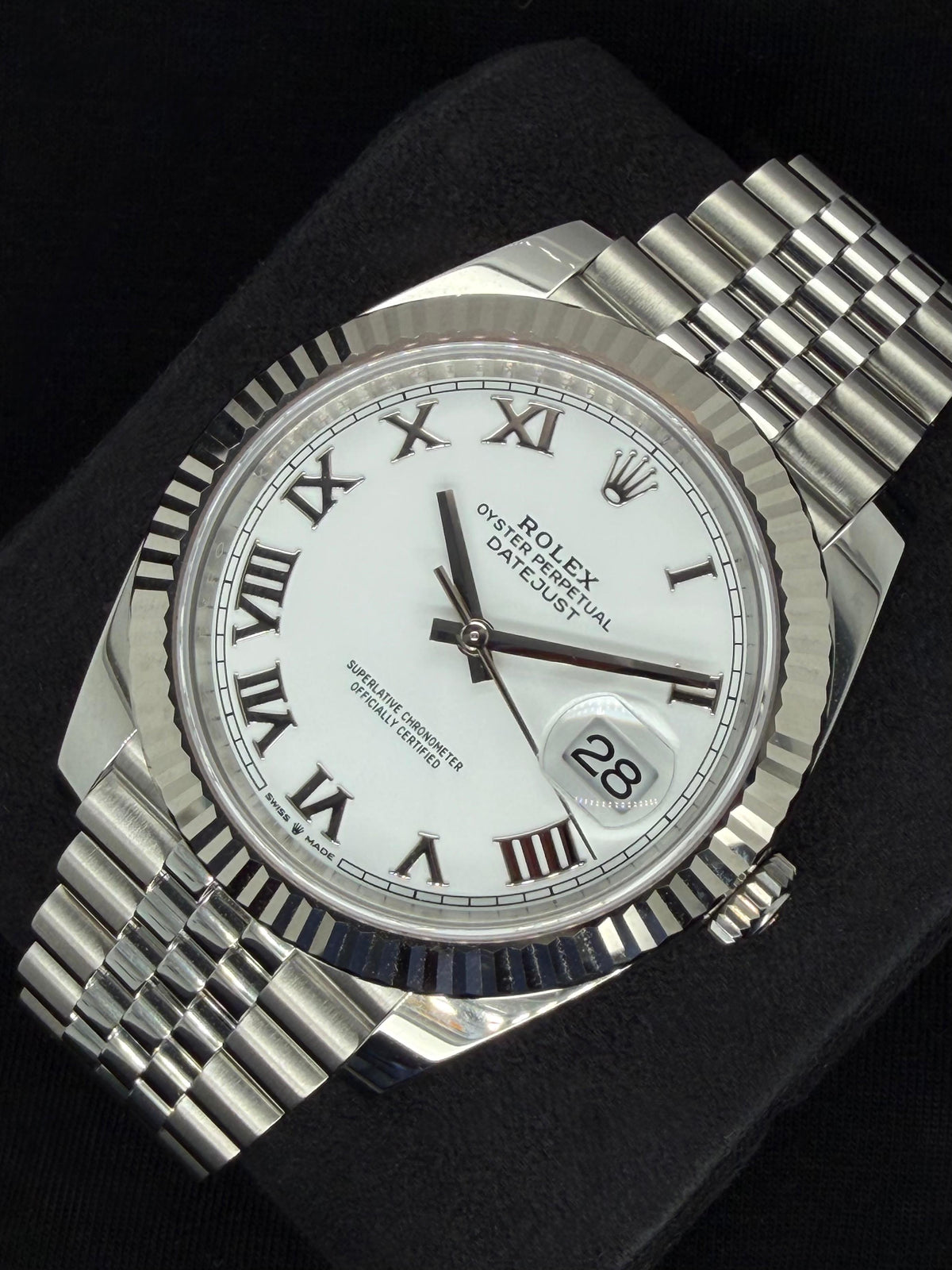 Rolex Datejust 41 White Roman Dial Jubilee 126334 | 2026 | 41mm