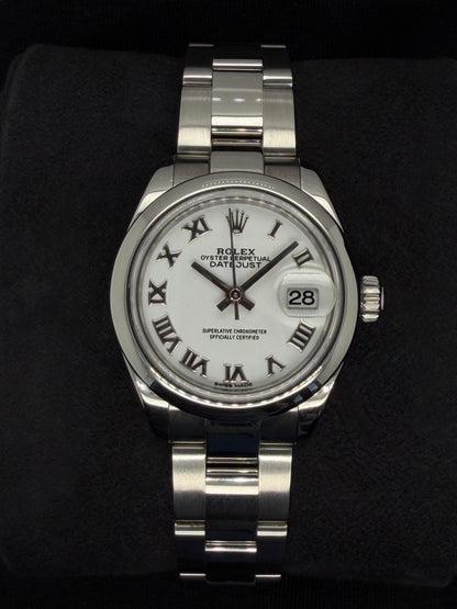 Rolex Datejust 28 White Roman Dial Smooth Oystersteel 279160 | 2017 | 28mm