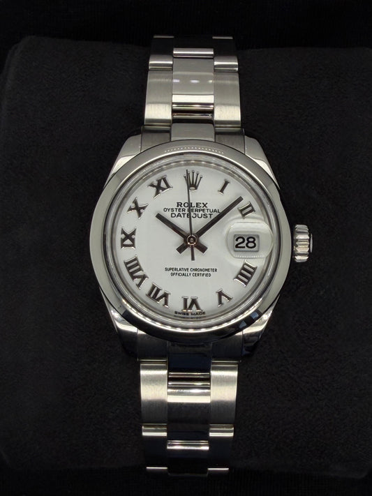 Rolex Datejust 28 White Roman Dial Smooth Oystersteel 279160 | 2017 | 28mm