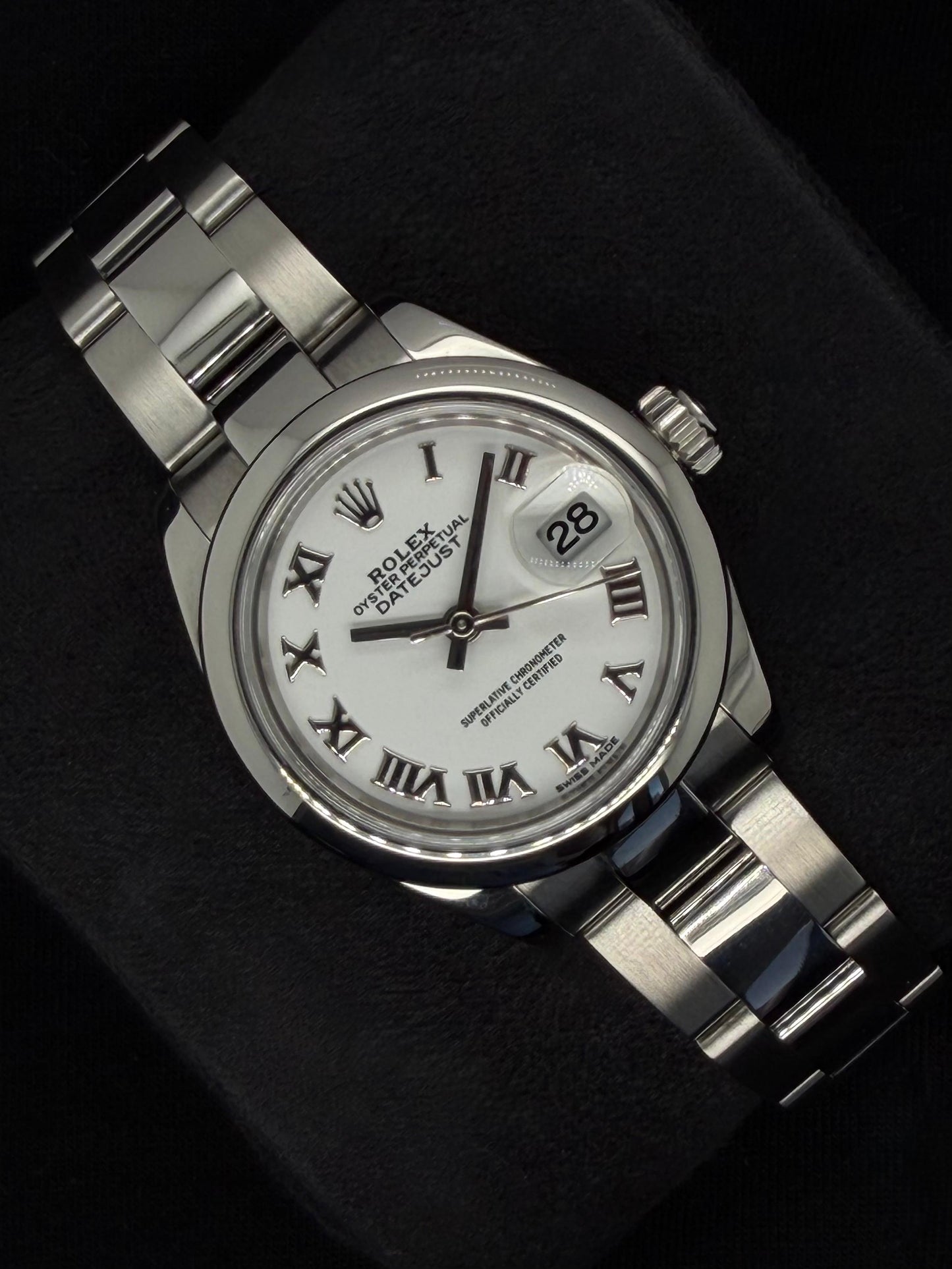 Rolex Datejust 28 White Roman Dial Smooth Oystersteel 279160 | 2017 | 28mm