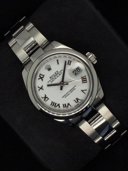 Rolex Datejust 28 White Roman Dial Smooth Oystersteel 279160 | 2017 | 28mm