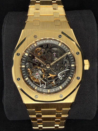 Audemars Piguet Royal Oak Double Balance Wheel Openworked Rose Gold "Skeleton" 15407BA.OO.1220BA.01 | 2025 | 41mm