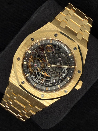 Audemars Piguet Royal Oak Double Balance Wheel Openworked Rose Gold "Skeleton" 15407BA.OO.1220BA.01 | 2025 | 41mm
