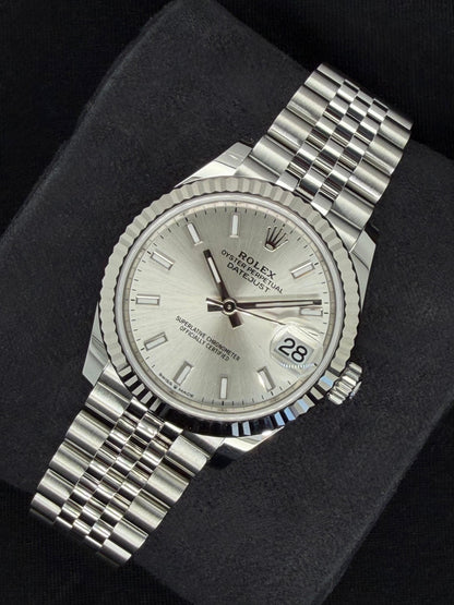 Rolex Datejust 31 Silver 'Sticks' Dial Jubilee 278274 | 2026 | 31mm