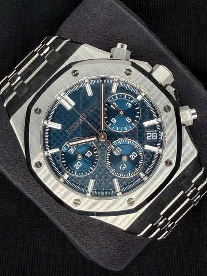 Audemars Piguet Royal Oak Selfwinding Chronograph Blue Dial 50th Anniversary 26240ST.OO.1320ST.01 | 2024 | 41mm
