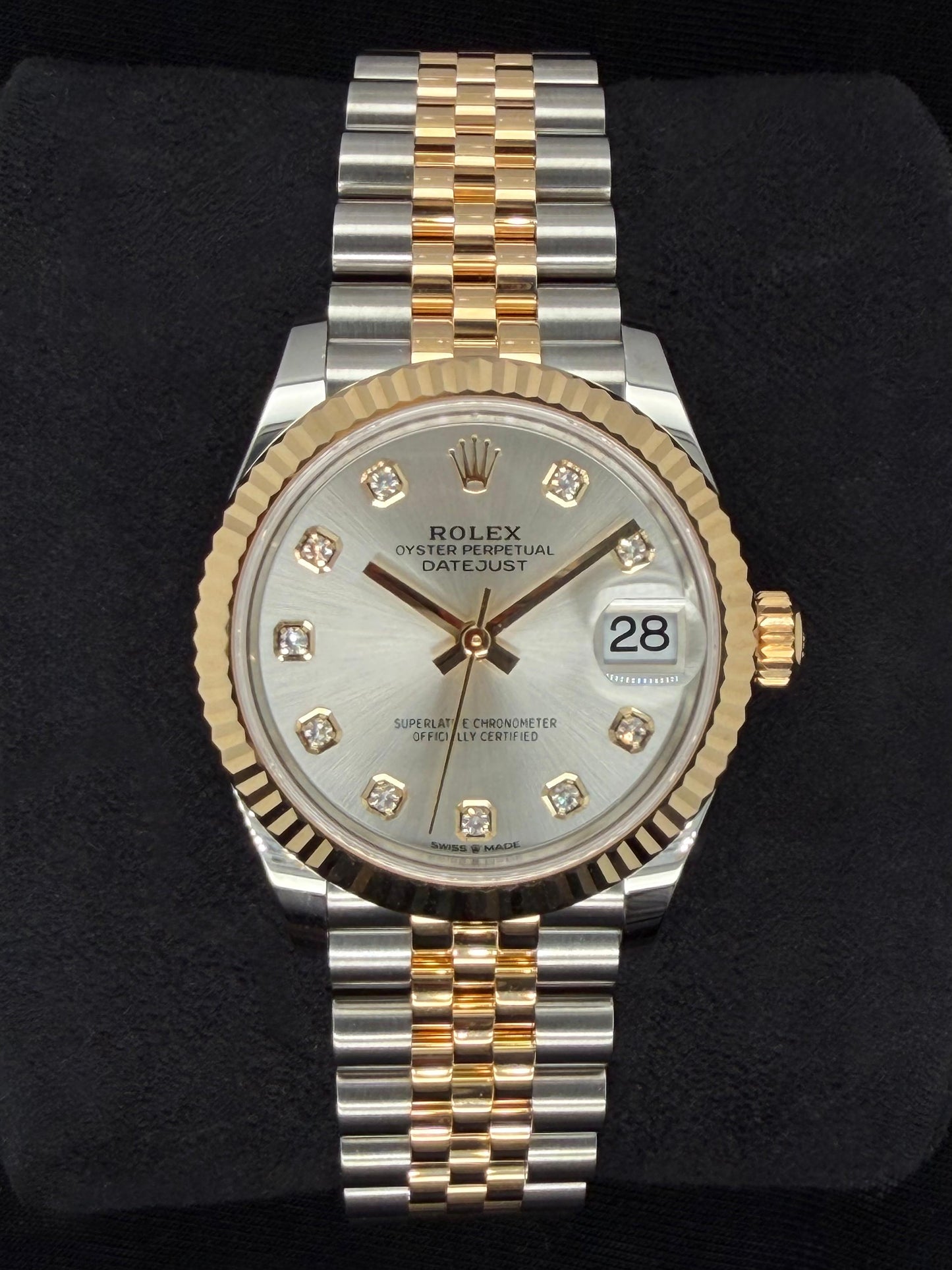 Rolex Datejust 31 Silver Diamond Dial Jubilee Two Tone 278273 | 2026 | 31mm