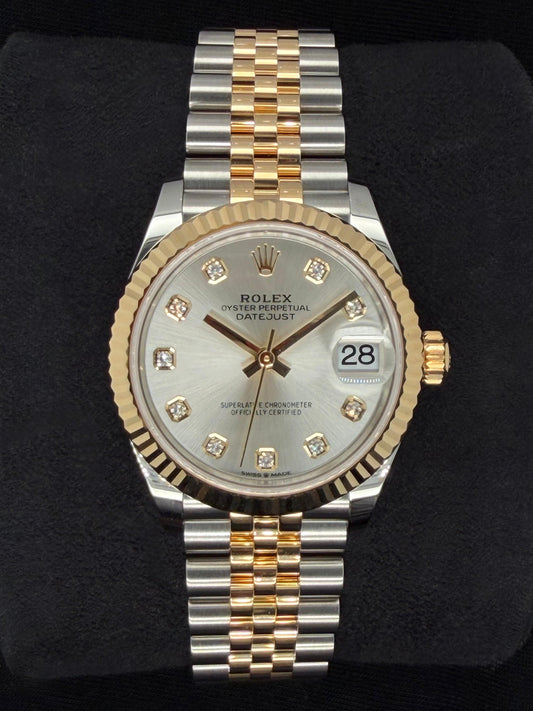 Rolex Datejust 31 Silver Diamond Dial Jubilee Two Tone 278273 | 2026 | 31mm